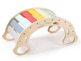 Wooden Montessori swing 5in1 with 2in1 board - set fresh - Mari Kali Stores Cyprus